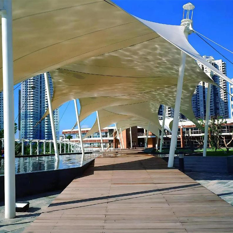 剑阁县膜结构景观棚