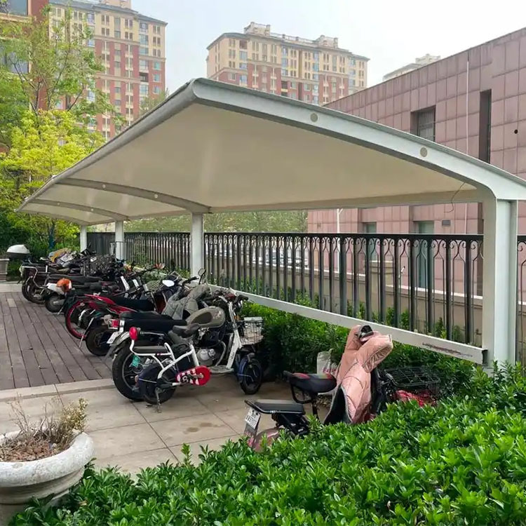 剑阁县膜结构电动车棚